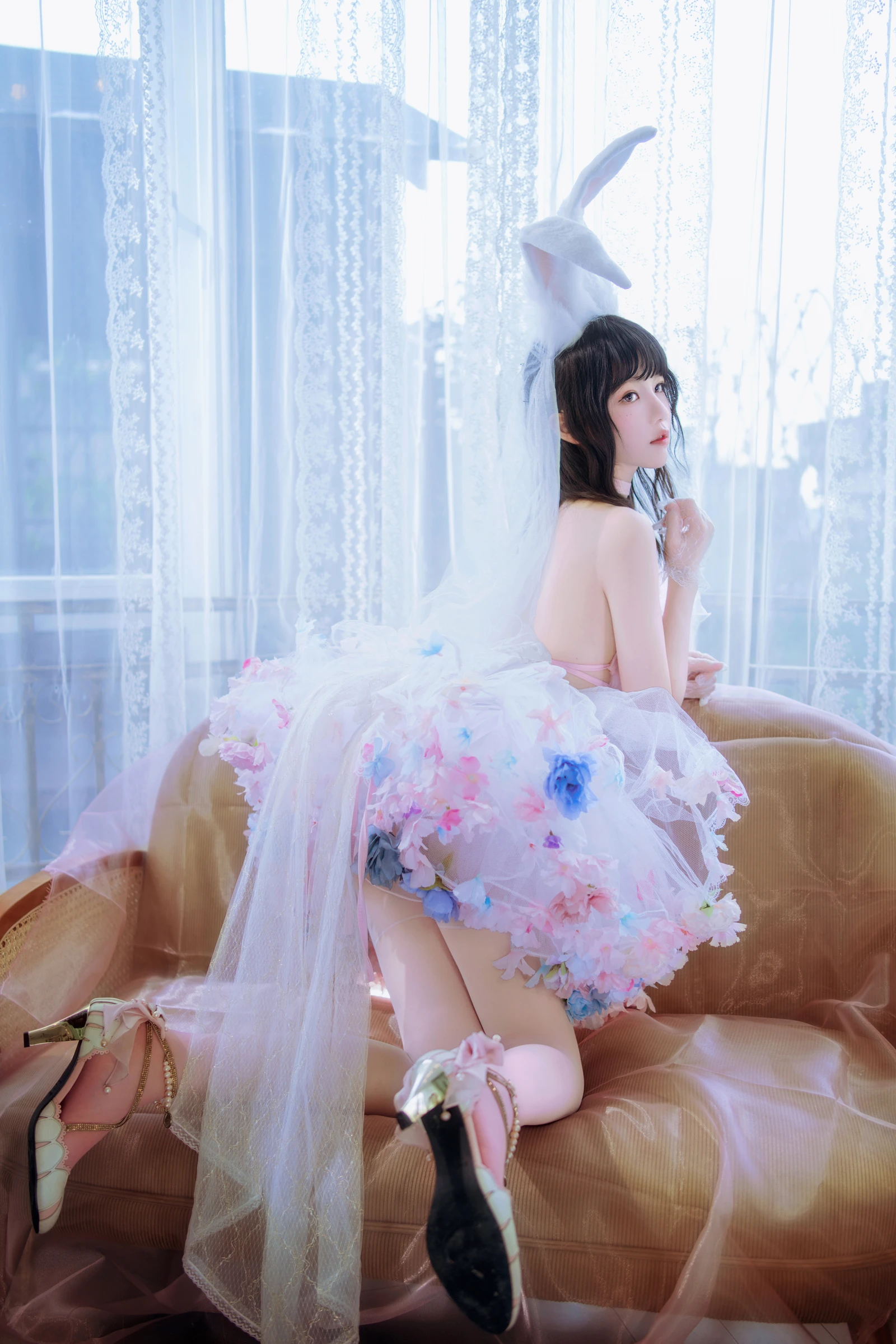 图片[4]-桜桃喵 花嫁兔 54P-COS世界